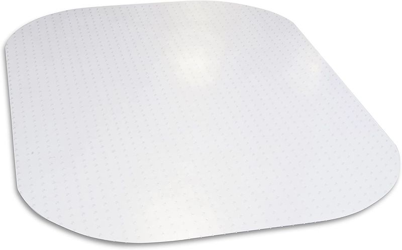 Photo 1 of Evolve Modern Shape 45"x 60" Clear Rectangle Office Chair Mat For Low Pile Carpet, Made in the USA By Dimex, Phthalate Free (C5E6003G)
