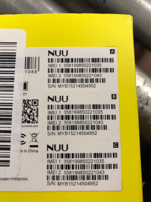 Photo 8 of NUU B15 | 3-Day Battery | 48 MP | Quad-Camera | Unlocked | 6.7" Full HD+ Display | 128GB | 90Hz | 18W Fast Charge | 5000 mAh | Fingerprint | Android 11 | BLUE 
