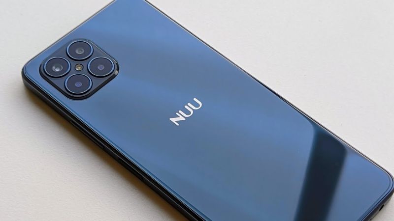 Photo 1 of NUU B15 | 3-Day Battery | 48 MP | Quad-Camera | Unlocked | 6.7" Full HD+ Display | 128GB | 90Hz | 18W Fast Charge | 5000 mAh | Fingerprint | Android 11 | BLUE 
