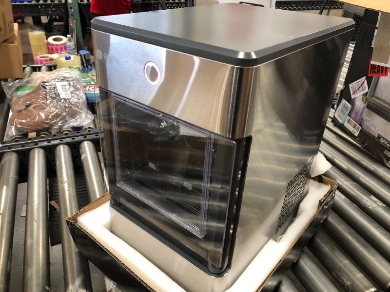 Photo 4 of GE Profile Opal | Countertop Nugget Ice Maker | Portable Ice Machine Makes up to 24 lbs. of Ice Per Day | Stainless Steel Finish
