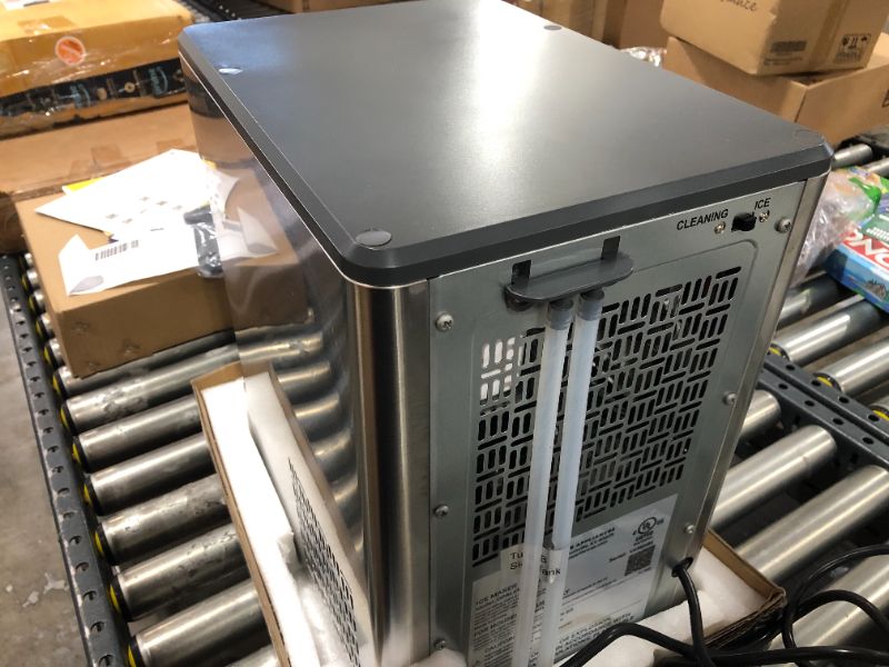 Photo 1 of GE Profile Opal | Countertop Nugget Ice Maker | Portable Ice Machine Makes up to 24 lbs. of Ice Per Day | Stainless Steel Finish

