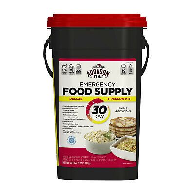 Photo 1 of Augason Farms Emergency Food Storage Pail, 30 Days, 1 Person, BEST BY 14 SEPT 2050
