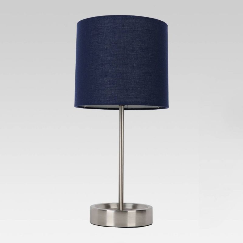 Photo 1 of 2 PACK Stick Lamp Navy Lamp - Room Essentials, DARK GREY