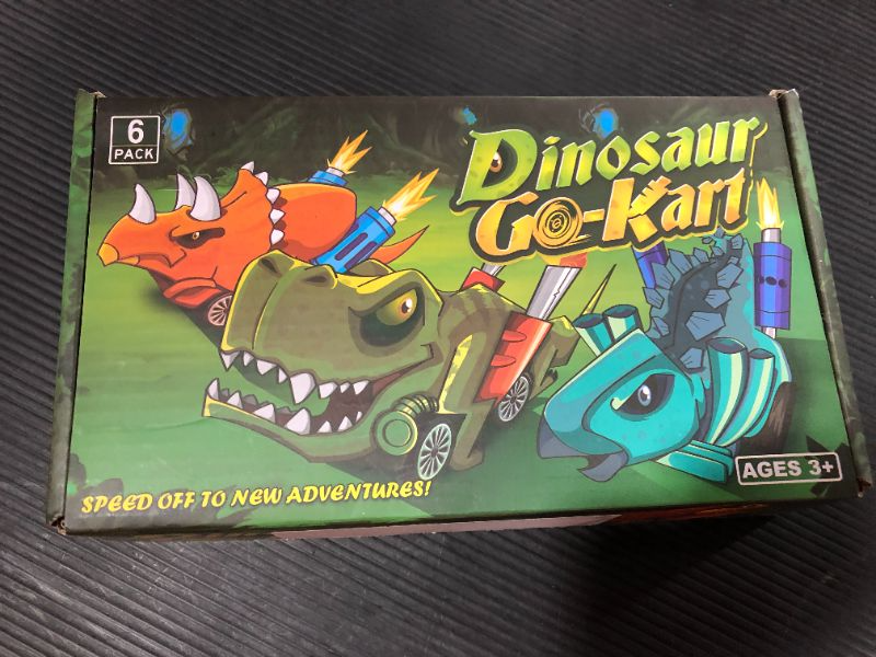 Photo 2 of Dinosaur Go-Kart set of 6 cars
