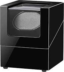 Photo 1 of Automatic Single Watch Winder with Japanese Mabuchi Quiet Motor, Automatic Watch Winder Box for Rolex and Other Luxury Watches, AC Adapter or Battery Powered
