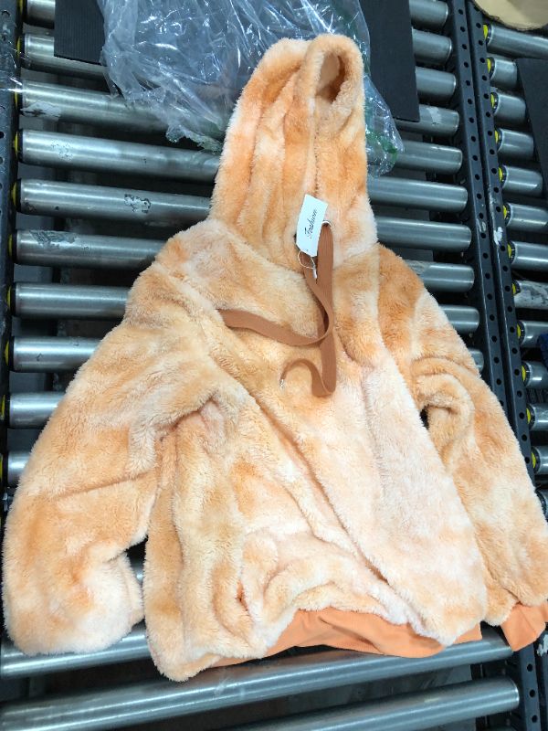 Photo 1 of faux fur hoodie --- size 2xl