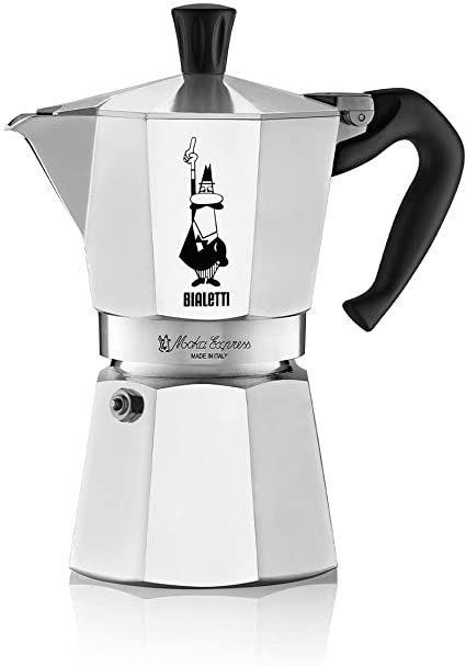 Photo 1 of Bialetti Express Moka Pot, 6 -Cup, Aluminum Silver
