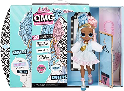 Photo 1 of LOL Surprise OMG Sweets Fashion Doll - Dress Up Doll Set with 20 Surprises for Girls and Kids 4+, Multicolor
