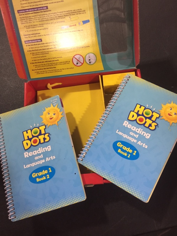 Photo 3 of Educational Insights Hot Dots Let's Master 1st Grade Reading Set, Homeschool & School Reading Workbooks, 2 Books & Interactive Pen, 100 Math Lessons, Ages 6+
