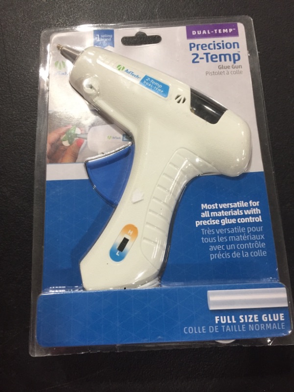 Photo 2 of AdTech 0453 2-Temp Dual Temperature Hot Glue Gun Full Size, White
