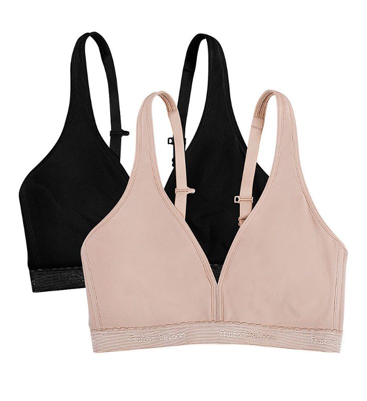 Photo 1 of Fruit of The Loom Womens Light Lined Wirefree Bra 2-pack Style Ft799pk 38D