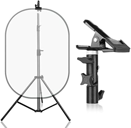 Photo 1 of Heorryn 9.2Feet Photography Backdrop Stand Adjustable Background Backdrop Support Stand Kit for Chromakey Screen and Reflectors
