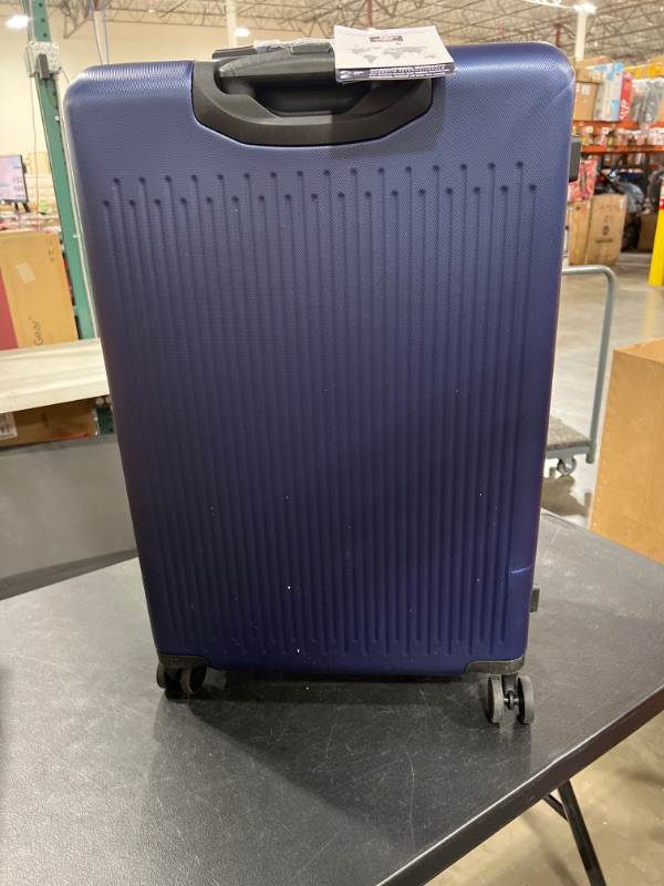 Photo 1 of 3 Piece Expandable Luggage Sets, HardShell Luggage Set with Double Spinner Wheels and TSA Approved Lock, 20" Carry-on Luggage, 24" and 28" Checked Luggage, Dark Blue
