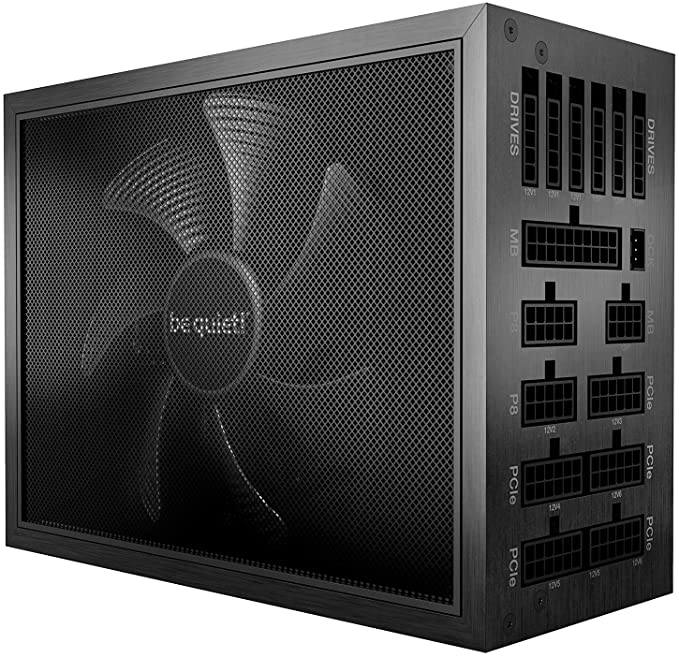 Photo 1 of be quiet! Dark Power Pro 12 1200W, BN646, 80 Plus Titanium Efficiency, Power Supply, ATX, Fully Digital, Modular, virtually inaudible Silent Wings Fan
