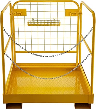 Photo 1 of BestEquip 1 36"x36" Forklift Safety Cage, Yellow