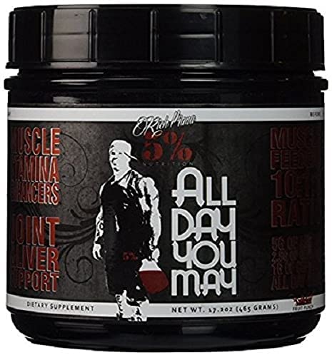 Photo 1 of 5% Nutrition - Rich Piana All Day You May, Fruit Punch,----exp 12/22