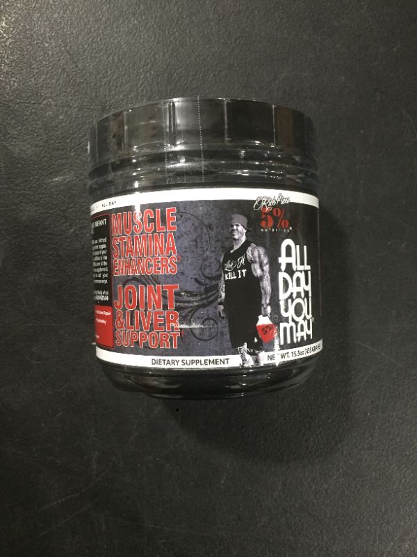 Photo 3 of 5% Nutrition - Rich Piana All Day You May, Fruit Punch,----exp 12/22