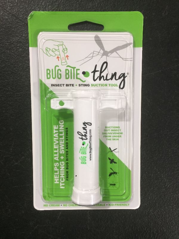 Photo 2 of Bug Bite Thing Suction Tool, Poison Remover - Bug Bites and Bee/Wasp Stings, Natural Insect Bite Relief, Chemical Free - White/Single
