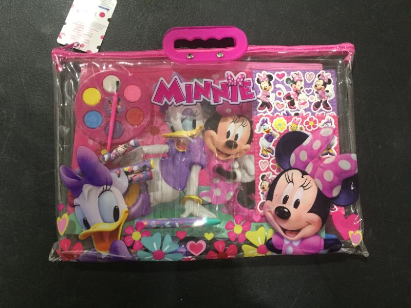 Photo 2 of Disney Minnie Mouse 12pc Stationary Tote Set