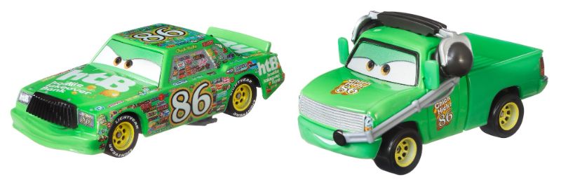 Photo 1 of Disney/Pixar Cars Chick Hicks & Crew Chief Chick 2-Pack Toy Racers
