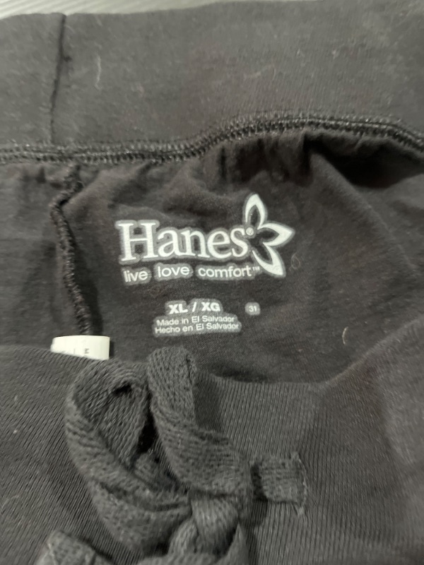 Photo 3 of Hanes Women's Jersey Pocket Short with Outside Drawcord SIZA XL 