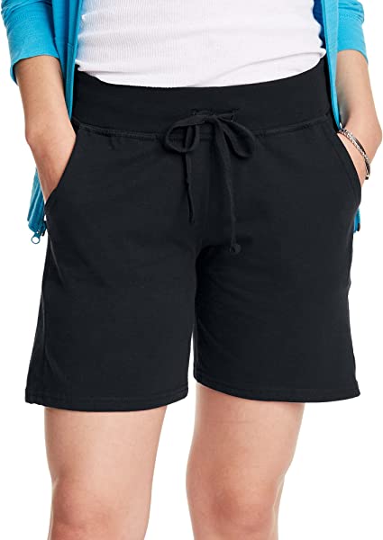 Photo 1 of Hanes Women's Jersey Pocket Short with Outside Drawcord SIZA XL 