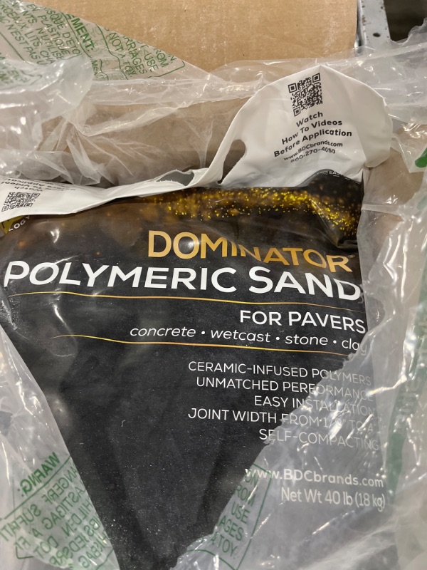 Photo 2 of 40 Pound Natural Ivory DOMINATOR Polymeric Sand with Revolutionary Ceramic Flex Technology for Stabilizing Paver Joints/Gaps, 1/8” up to 4”, Professional Grade Results