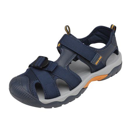 Photo 1 of Dream Pairs Men’s Sport Outdoor Hiking Sandals Closed Toe Athletic Adventure Beach Fisherman Water Sandals DSA212 NAVY Size 6