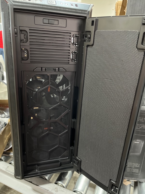 Photo 2 of be quiet! Dark Base PRO 900 Silver Rev. 2, Full Tower ATX, 3 Pre-Installed Silent Wings 3 Fans, BGW16, Tempered Glass Window, RGB LED Illumination