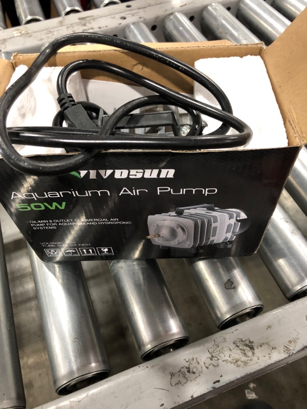 Photo 2 of Aquarium Air Pump - AquaMiracle Air Pump for Fish Tank, Hydroponic Air Pump, Fish Tank Air Pump Bubbler Pond Aerator, 600/1000/1200/1750GPH Commercial Air Pump