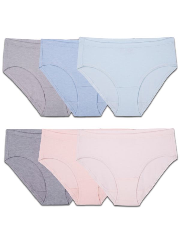 Photo 1 of Fruit of the Loom Women S Beyondsoft Hipster Underwear 6 Pack