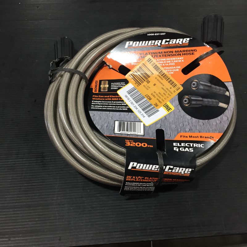 Photo 2 of 1/4 in. X 25 Ft. X 3200 PSI Extension/Replacement Pressure Washer Hose
