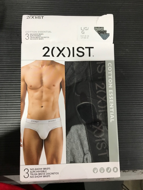 Photo 1 of 2(x)ist Men's Essential 3 Pack No Show Brief
large 