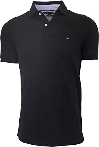 Photo 1 of Tommy Hilfiger Mens Stretch Slim Fit Pique Polo Shirt SIZE SMALL
