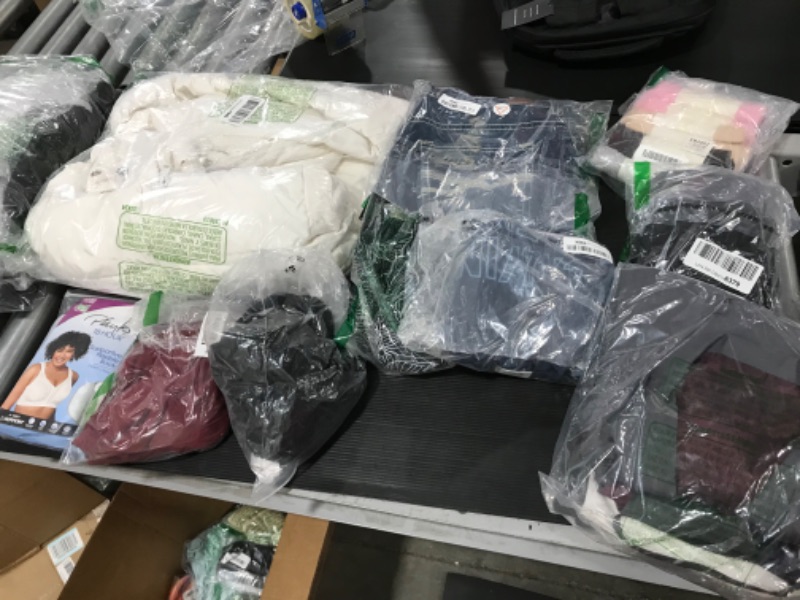 Photo 1 of BOX LOT CLOTHES (used, new ,open box)