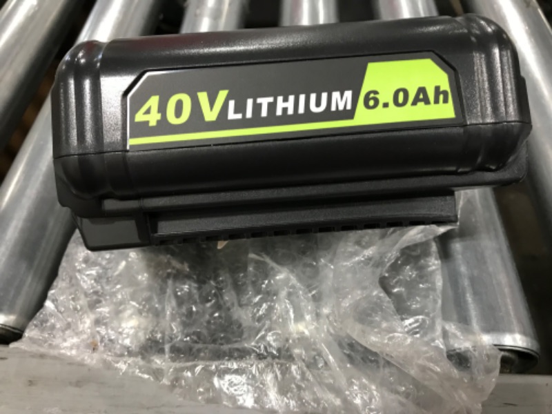 Photo 3 of ADVTRONICS 6.0Ah 40V Replacement Lithium Battery Compatible with Ryobi 40V Battery OP4040 OP4050A OP4026 OP4030 OP4050 OP4060 OP40602 Ryobi 40V Battery
