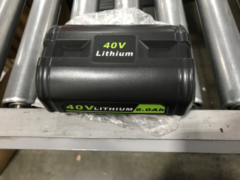 Photo 2 of ADVTRONICS 6.0Ah 40V Replacement Lithium Battery Compatible with Ryobi 40V Battery OP4040 OP4050A OP4026 OP4030 OP4050 OP4060 OP40602 Ryobi 40V Battery
