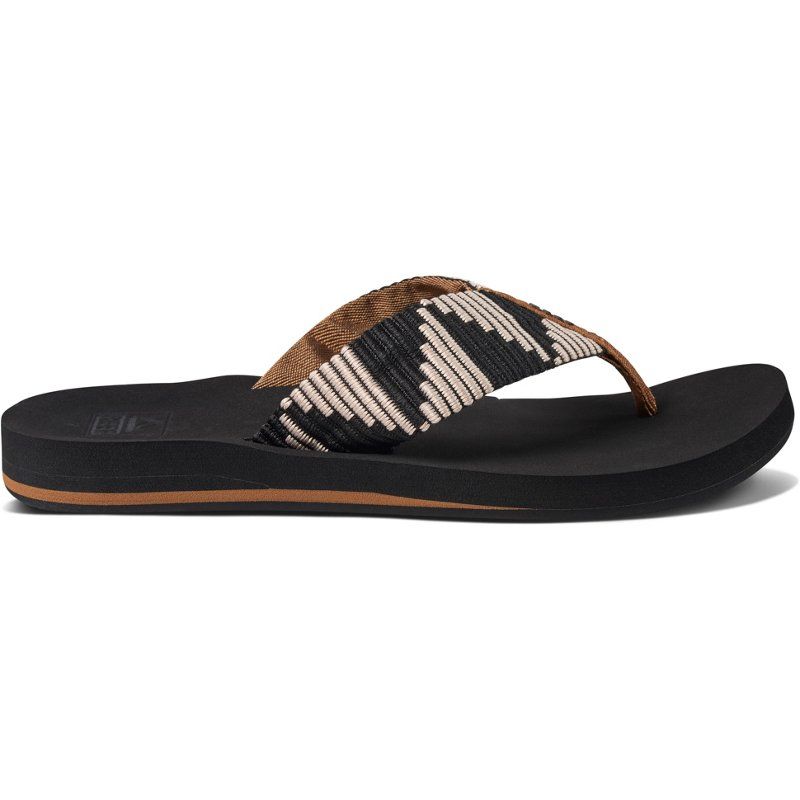 Photo 1 of Reef Women’s Geometric Spring Woven Flip Black, 9 - Hanging Summer Seasonal at Academy Sports Size 9