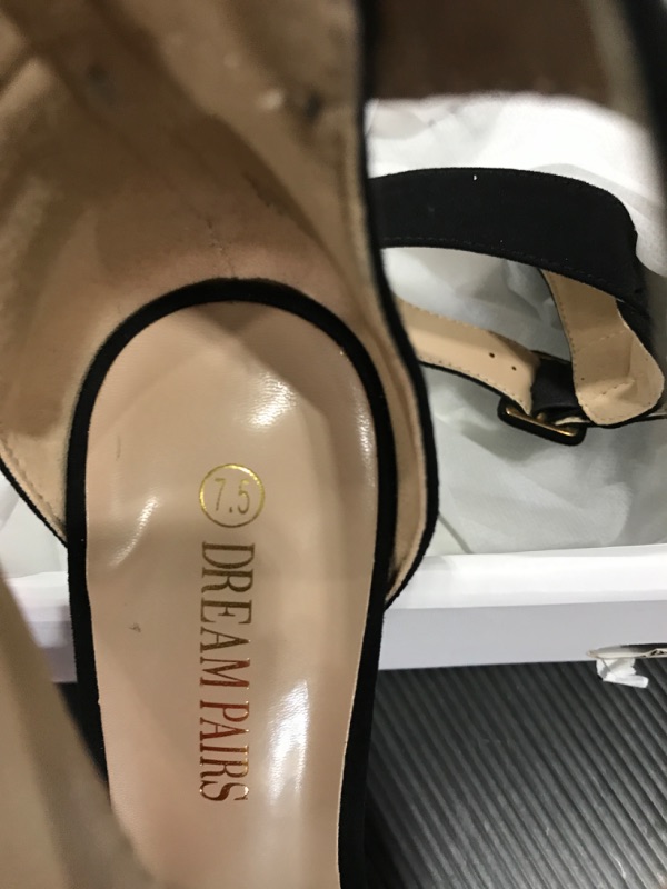 Photo 1 of Chunky High Heel Platform Sandals SIZE 7.5