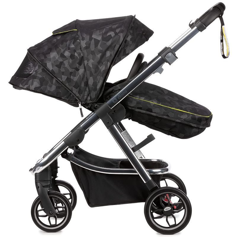 Photo 1 of Diono Excurze Luxe Baby, Infant, Toddler Stroller, Perfect City Travel System Stroller and Car Seat Compatible, Adaptors Included Compact Fold, Narrow Ride, XL Storage Basket, Black Camo
