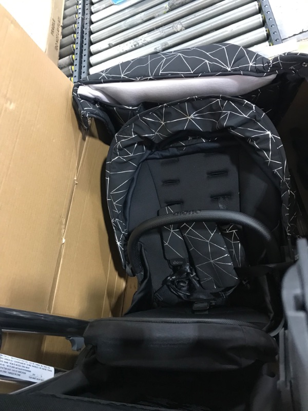 Photo 4 of Diono Excurze Luxe Baby, Infant, Toddler Stroller, Perfect City Travel System Stroller and Car Seat Compatible, Adaptors Included Compact Fold, Narrow Ride, XL Storage Basket, Black Camo
