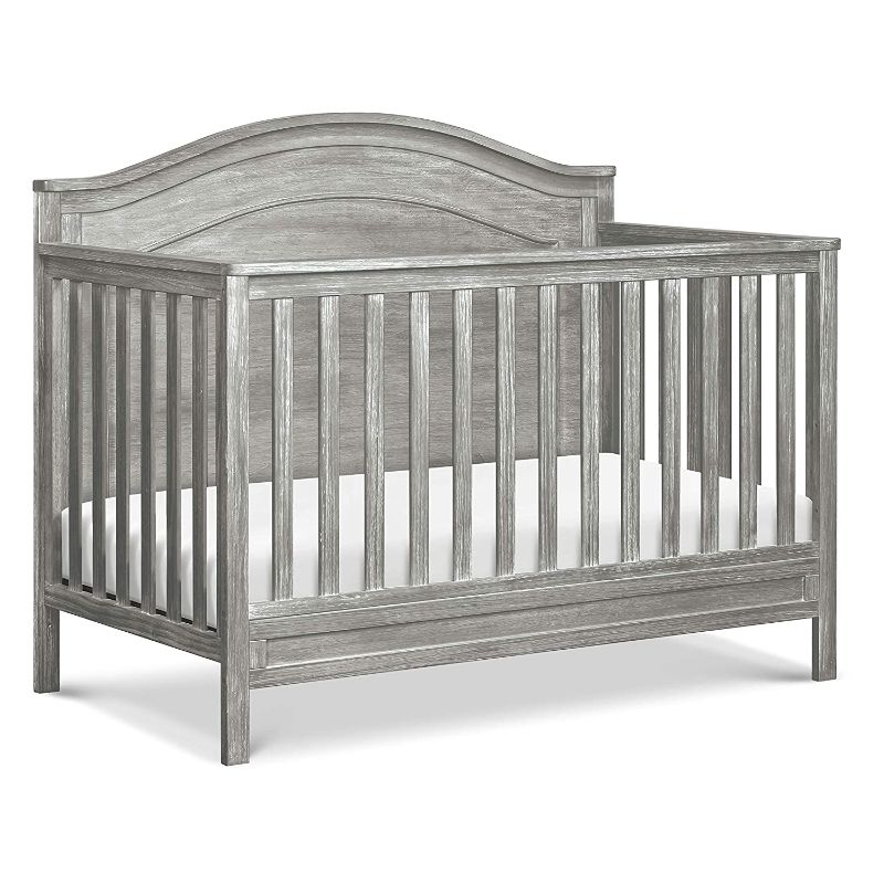 Photo 1 of DaVinci Charlie 4-in-1 Convertible Crib in Cottage Grey
