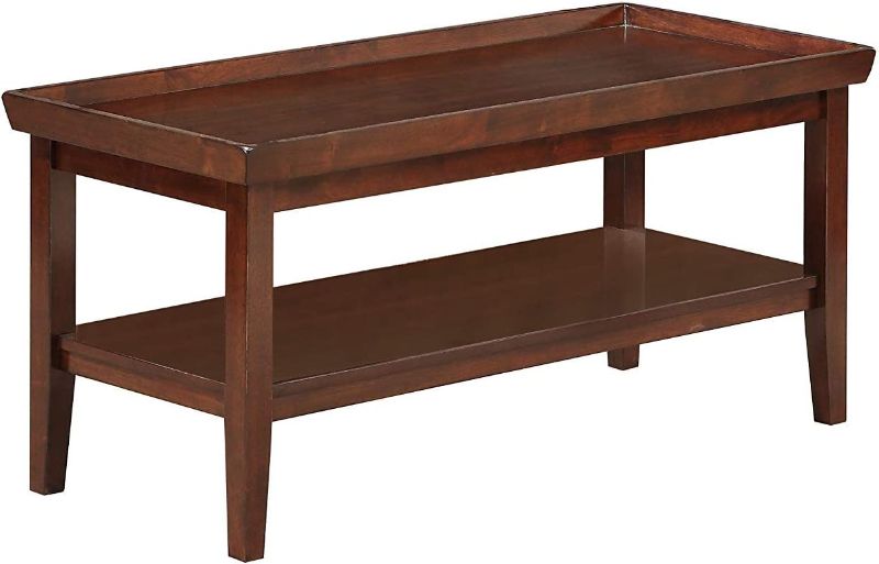 Photo 1 of Convenience Concepts Ledgewood Coffee Shelf Table, Espresso
