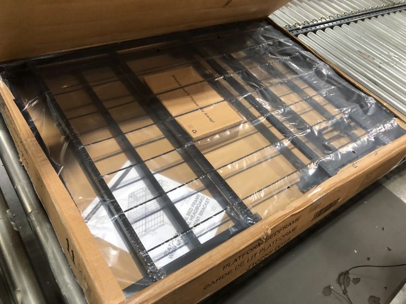 Photo 1 of Classic Brands Hercules Heavy-Duty 14-Inch Platform Metal Bed Frame with Universal Headboard Attachment | Mattress Foundation, Queen