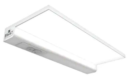 Photo 1 of 14.5 in. (Fits 18 in. Cabinet) Direct Wire Integrated LED White Linkable Onesync Under Cabinet Light Color Changing CCT
