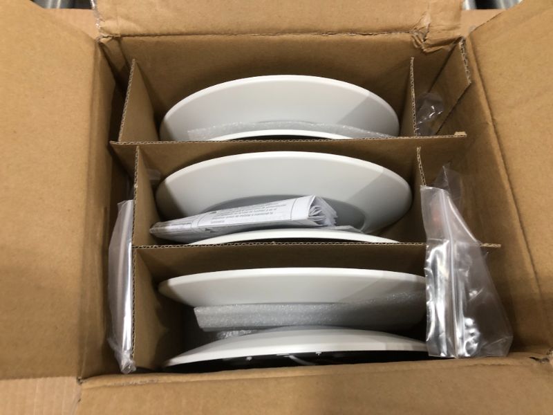 Photo 1 of HLC 6 in. 3000K Integrated LED Recessed Light Trim (6-Pack)
