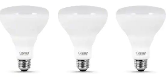 Photo 1 of 65-Watt Equivalent BR30 Dimmable CEC ENERGY STAR Enhance 90+ CRI Flood LED Light Bulb, Daylight 5000K (3-Pack)
