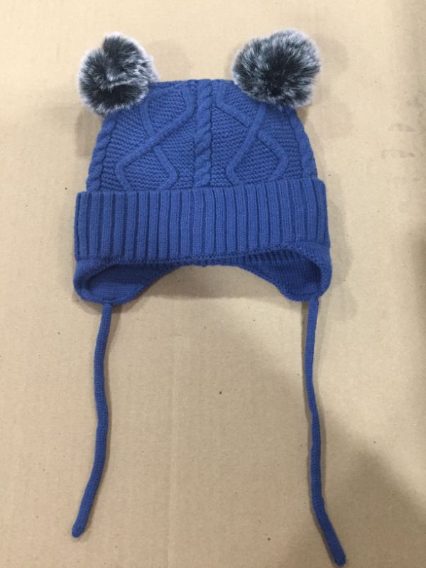 Photo 1 of Blue Knitted Beanie 