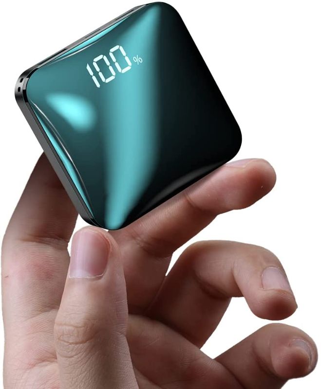 Photo 1 of T-CORE USB C Portable Charger 22.5W Fast Charging,one of The Smallest and Lightest 10000mAh External Battery Compact Power Bank for iPhone 13 11 12pro max,Samsung S20/21…-Black
