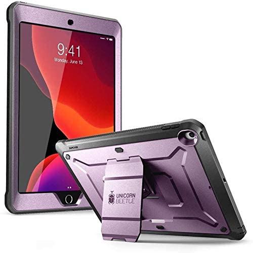 Photo 1 of SUPCASE Unicorn Beetle Pro Series Case for iPad 10.2 (2021/2020/2019), with Built-in Screen Protector Protective Case for iPad 9th Generation/8th Generation/7th Generation (Purple)
